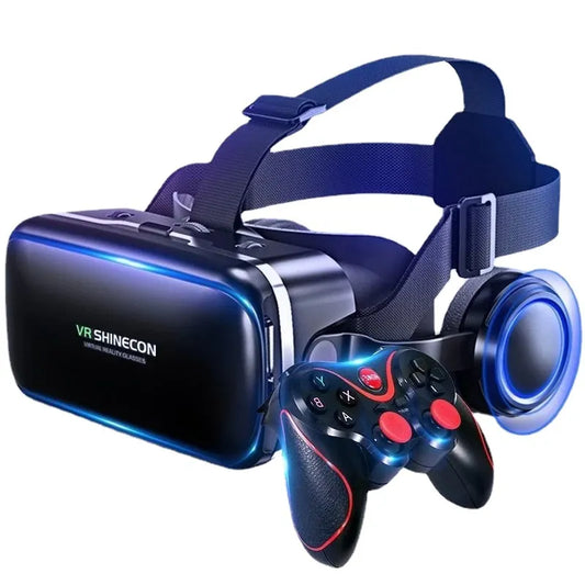 The 6th Generation VR Helmet 3D Glasses Smartphone Smart Goggles Virtual Reality Headset Video Game Viar Binoculars G04E