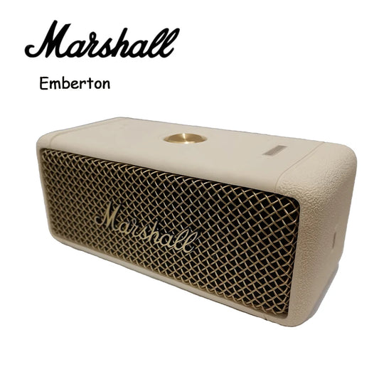 Original MARSHALL EMBERTON Wireless Bluetooth Speaker IPX7 Waterproof Stereo Bass Outdoor Portable Speaker