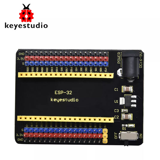 Keyestudio ESP32-IO Shield for Arduino ESP32 Wroom Core Board( (Pls Check the Spacing of the Pin Header Carefully Before Buying)